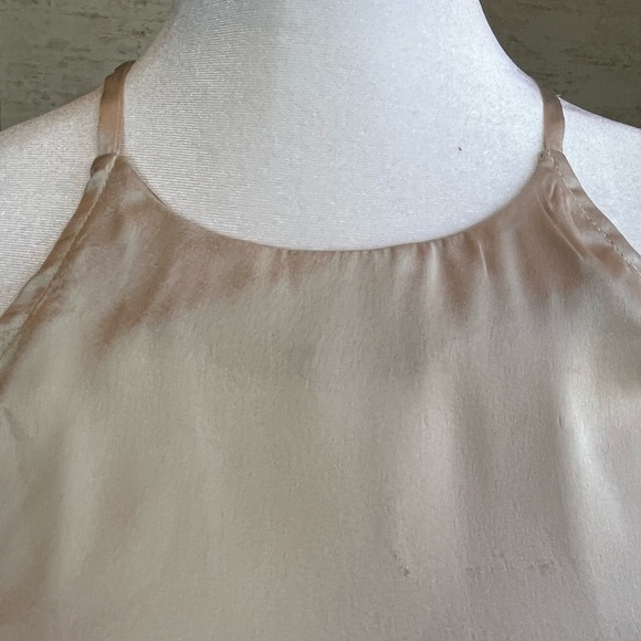 NWT Free People Intimately Free Tan Nightie Chemise S Adjustable Cross Back - Picture 15 of 16